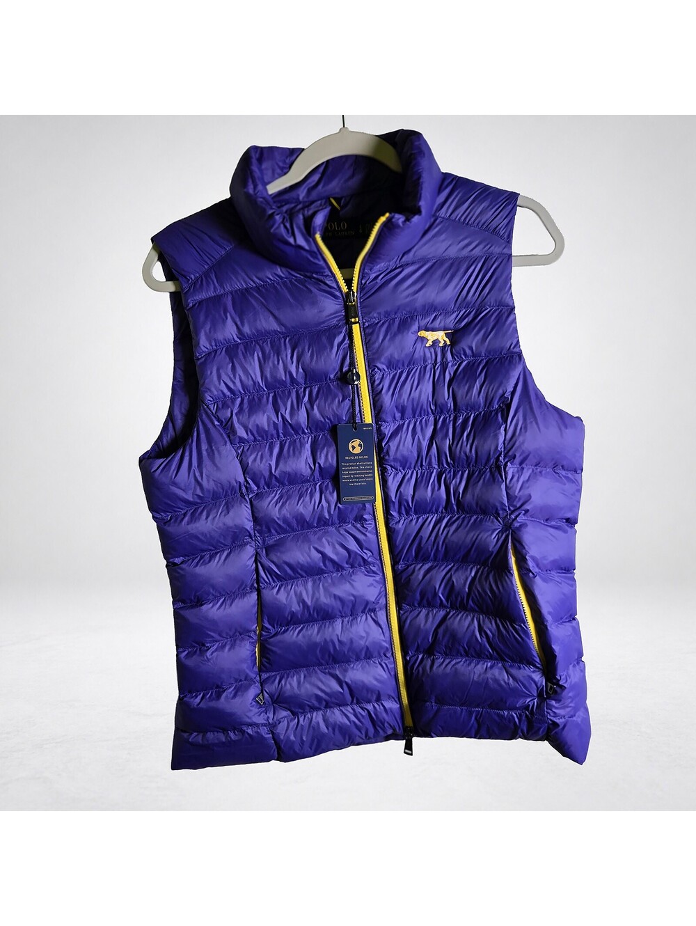 Polo Ralph Lauren Purple Primaloft Puffer Vest Large NWT